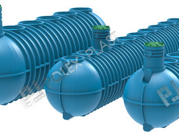 Типовые резервуары для воды изготовленные литьем из пищевого полиэтилена LLDPE